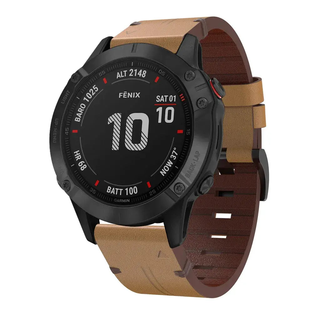 Leather Watch Strap with Quick Release Stylish Design Comfortable Wear Universal Fit Wristwatch | Sansoti