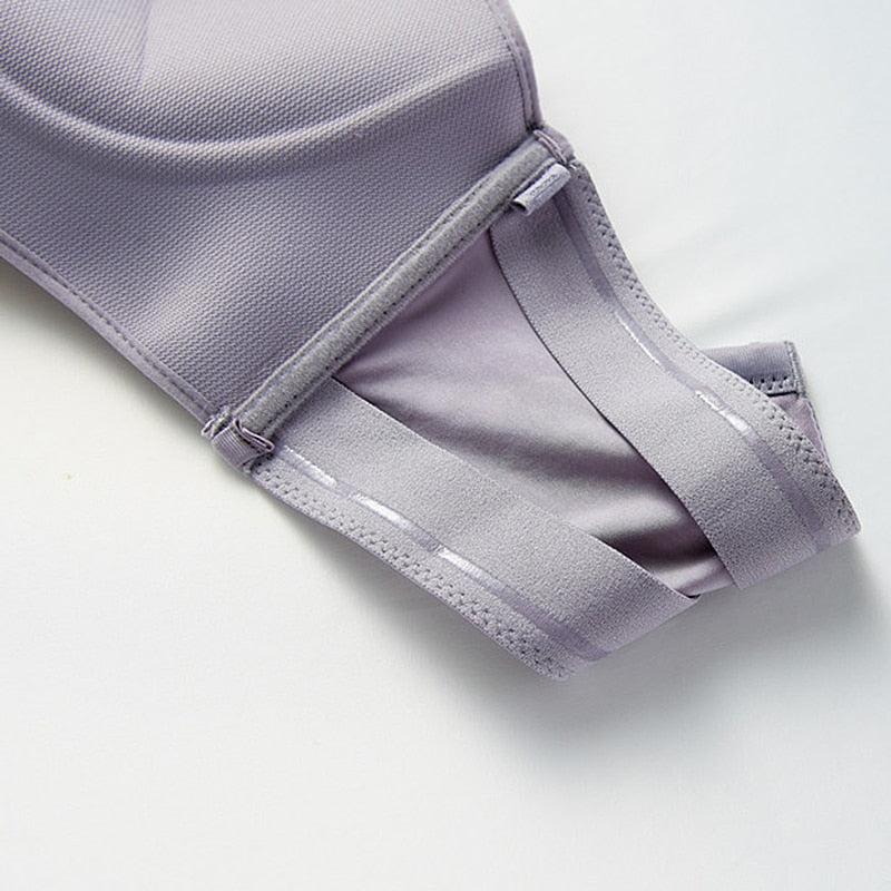 Bandeau strapless bra Seamless Soft Stretchy Invisible Women's A B C D Cup 70-90 Comfortable Underwear | Sansoti