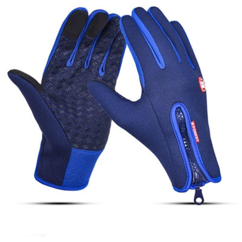 Water- and Windproof Gloves – Soft Fleece Lining, Thermo Touchscreen Compatible – Unisex Winter Gloves for Outdoor Sports, Cycling and Hiking | Sansoti