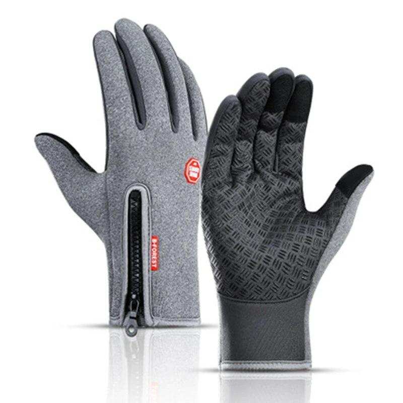 Water- and Windproof Gloves – Soft Fleece Lining, Thermo Touchscreen Compatible – Unisex Winter Gloves for Outdoor Sports, Cycling and Hiking | Sansoti