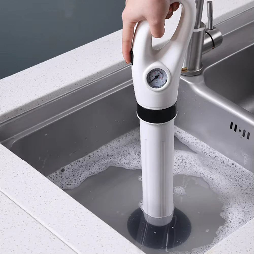 Déboucheur à air comprimé – Nettoyeur d'évacuation efficace pour toilettes, éviers et douches | Sansoti