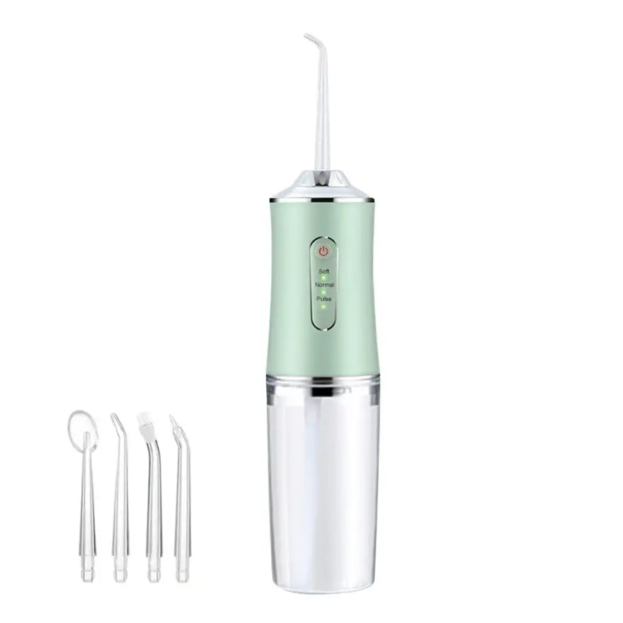 Draagbare Monddouche Oplaadbaar 4 Drukstanden Waterflossing Tandverzorging Thuis Onderweg Draadloos Compact | Sansoti