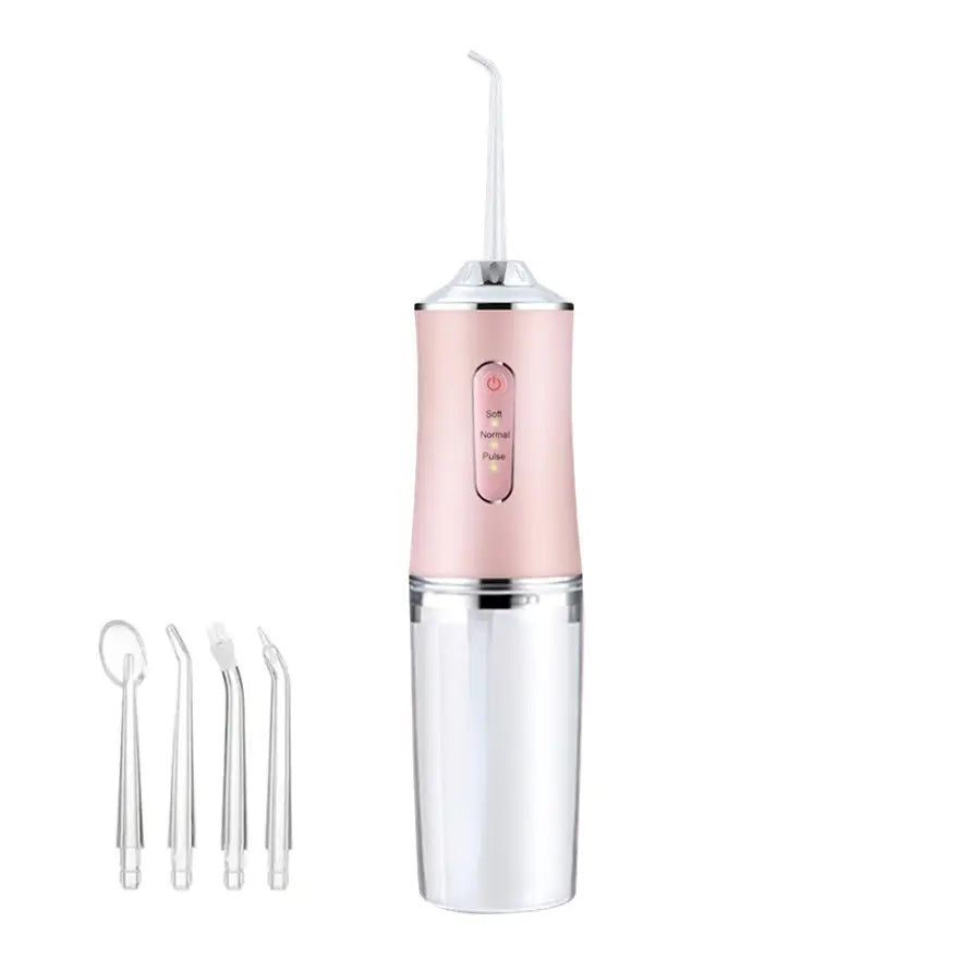 Draagbare Monddouche Oplaadbaar 4 Drukstanden Waterflossing Tandverzorging Thuis Onderweg Draadloos Compact | Sansoti