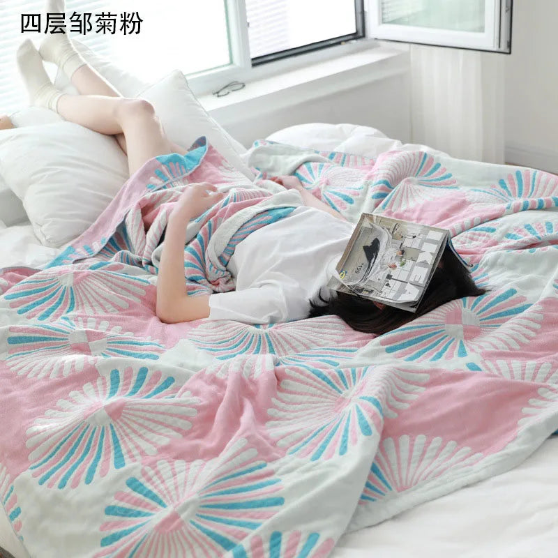Manta de algodón con diseño de cuadros – Manta suave para sofá y cama – 150×200 o 200×230 cm – Decoración versátil | Sansoti