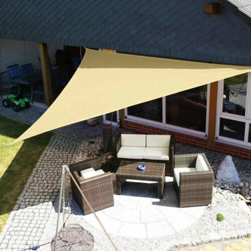 Waterproof Shade Cloth Triangle or Square for Terrace Balcony and Garden | Sansoti