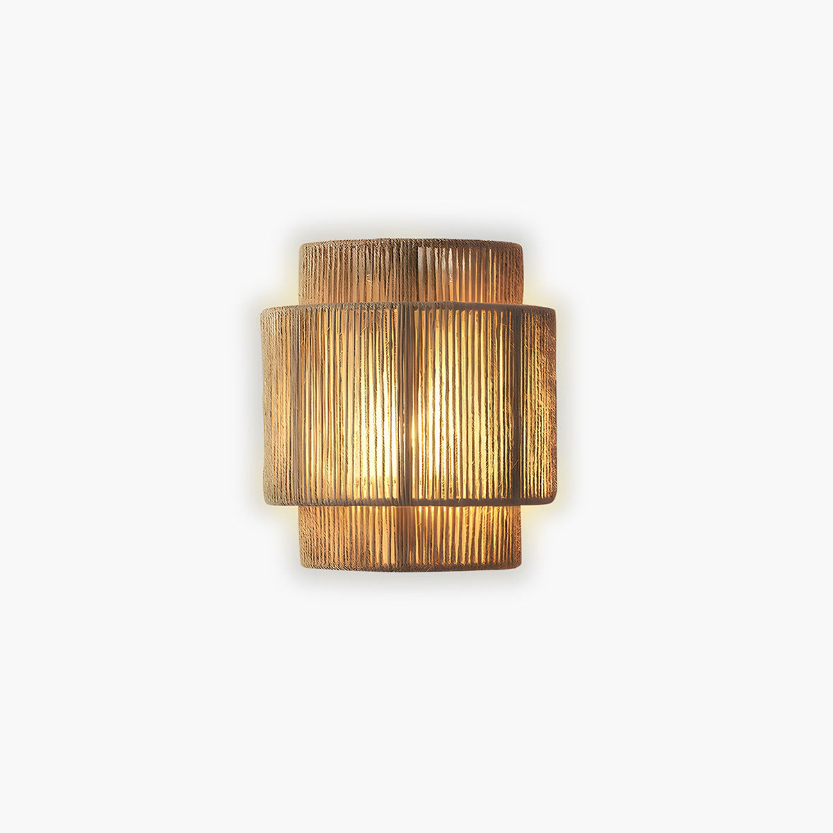 Wall Lamp Braided Rope Natural Material Atmospheric Soft Light Modern Rustic Living Room Bedroom | Sansoti