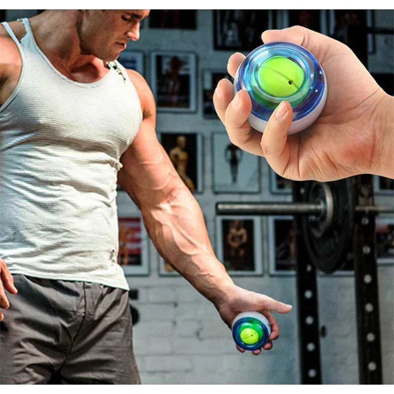 Gyroscopische Pols- en Armtrainer met LED-Verlichting voor Krachttraining Gripversterking en Spierherstel | Sansoti