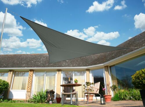 UV-Resistant Shade Sail for Garden Terrace Balcony — Waterproof Sunshade Fabric Triangle Square Rectangle | Sansoti