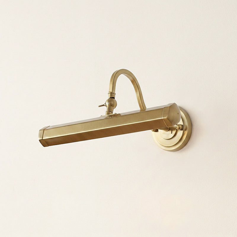 Applique murale design réglable avec col de cygne – Lampe tableau en fer avec douille G9 en chrome, noir ou cuivre | Sansoti