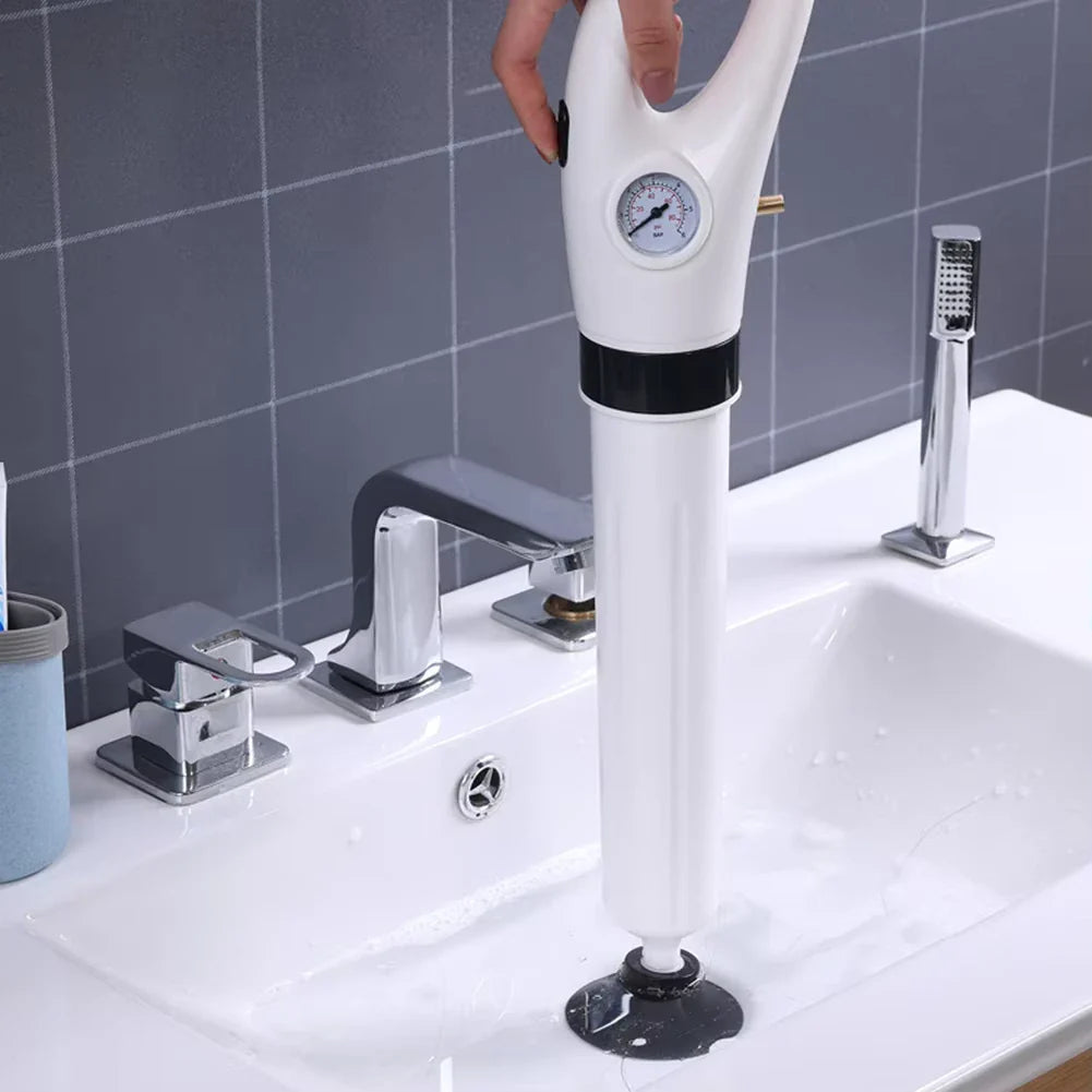 Déboucheur à air comprimé – Nettoyeur d'évacuation efficace pour toilettes, éviers et douches | Sansoti
