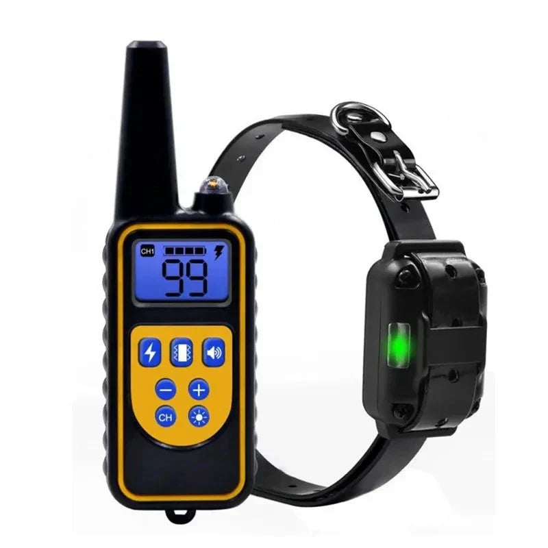Dog Training Remote Control Collar with Vibration and Sound 800m Range Rechargeable Waterproof | Sansoti