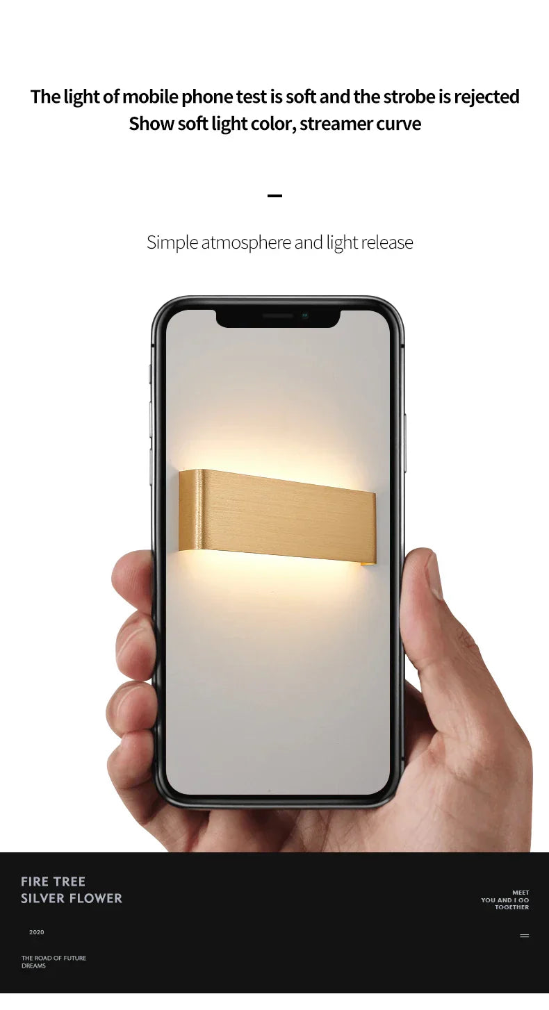 Ultra-thin Design Wall Lamp APHRODITE — Modern Aluminum LED Wall Lighting with Acrylic Shade | Sansoti
