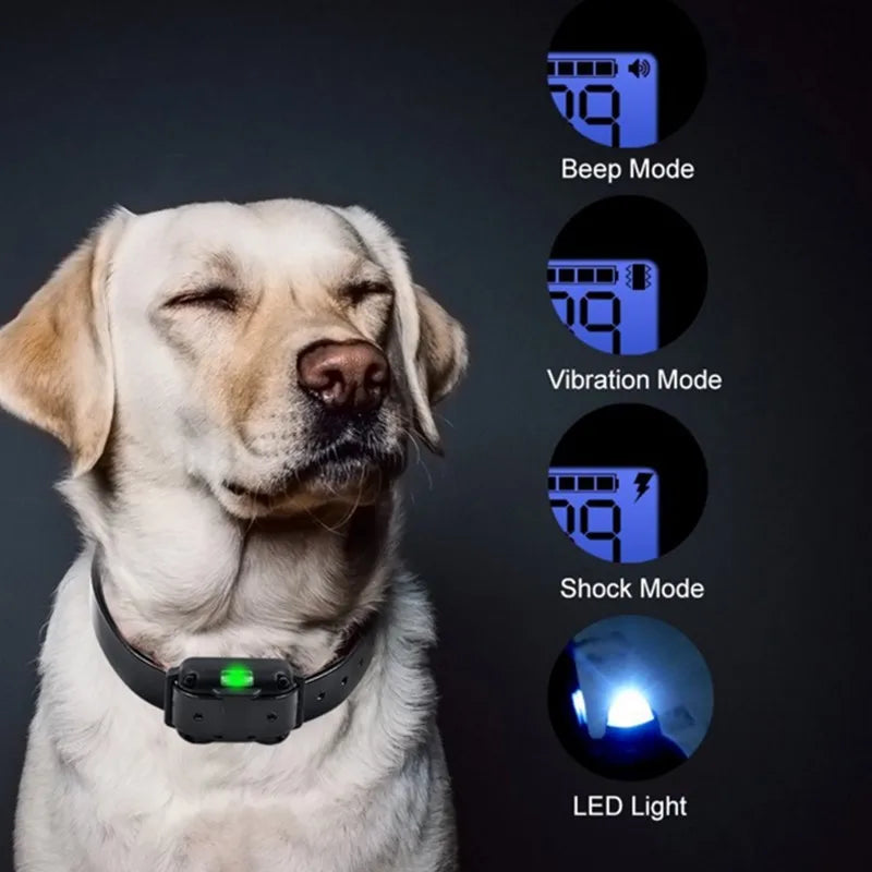 Dog Training Remote Control Collar with Vibration and Sound 800m Range Rechargeable Waterproof | Sansoti