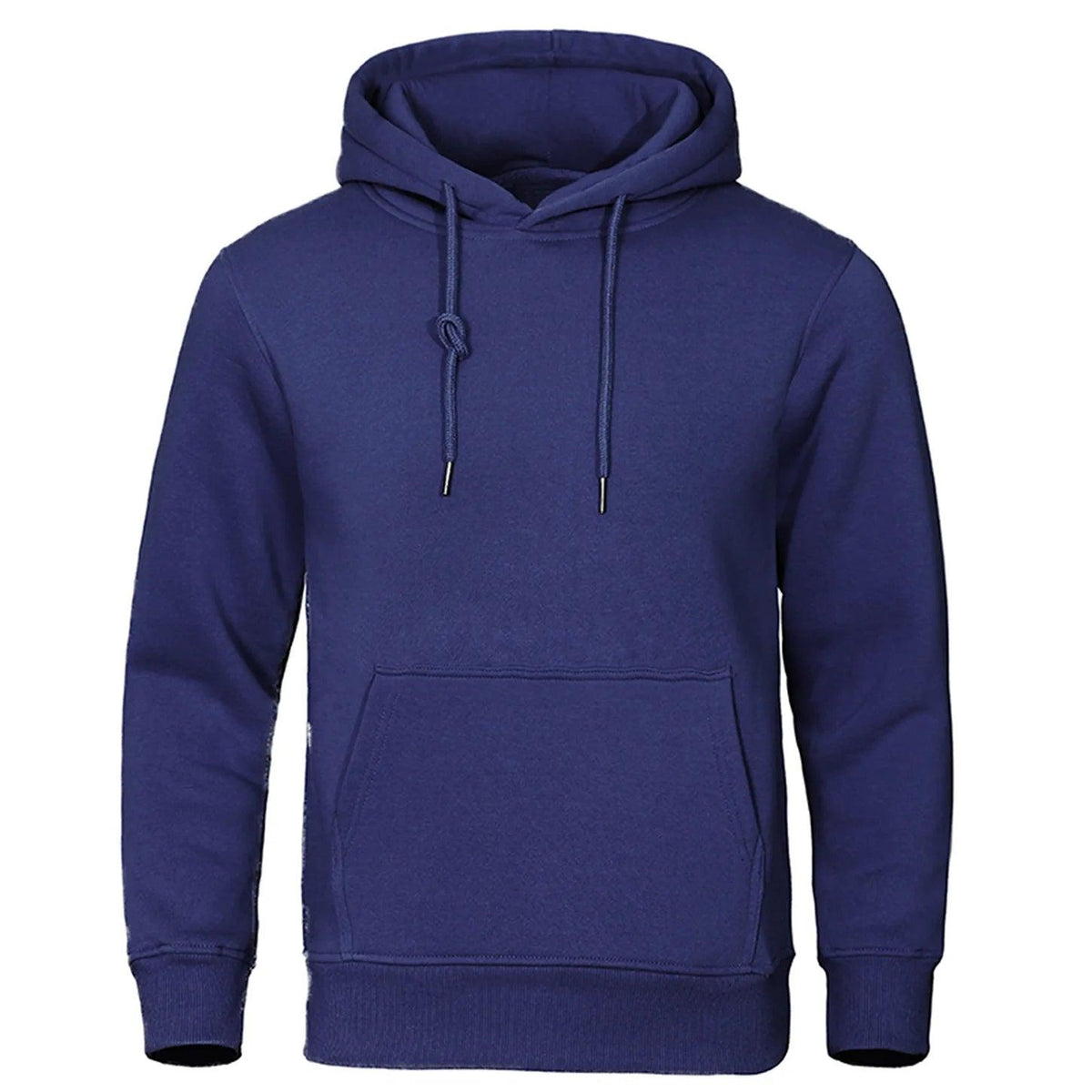 Męska bluza polarowa z kapturem – ciepły sweter na jesień i zimę – wygodny krój – casualowa odzież streetwearowa | Sansoti