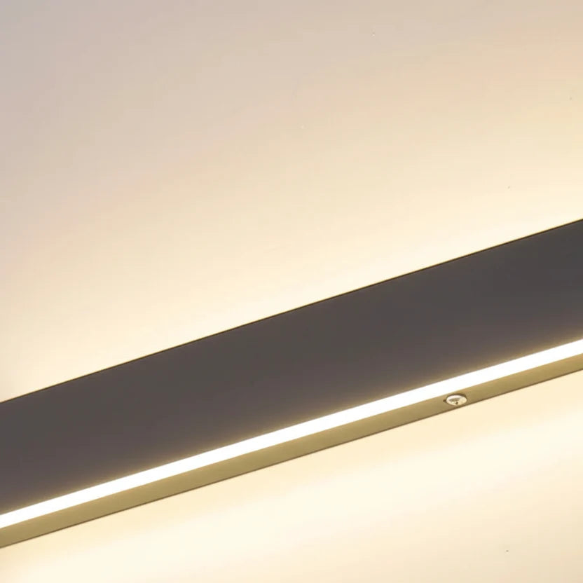 Linear Outdoor Wall Light LED Metal Black IP65 Waterproof for Garden Patio Facade Modern Outdoor Lighting | Sansoti