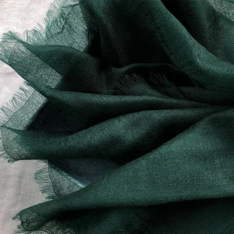 Kaschmirschal Damen Herren 230x100cm Feinster Ringspinn-Kaschmir Ultralight Weicher Winterschal Vierjahreszeiten | Sansoti
