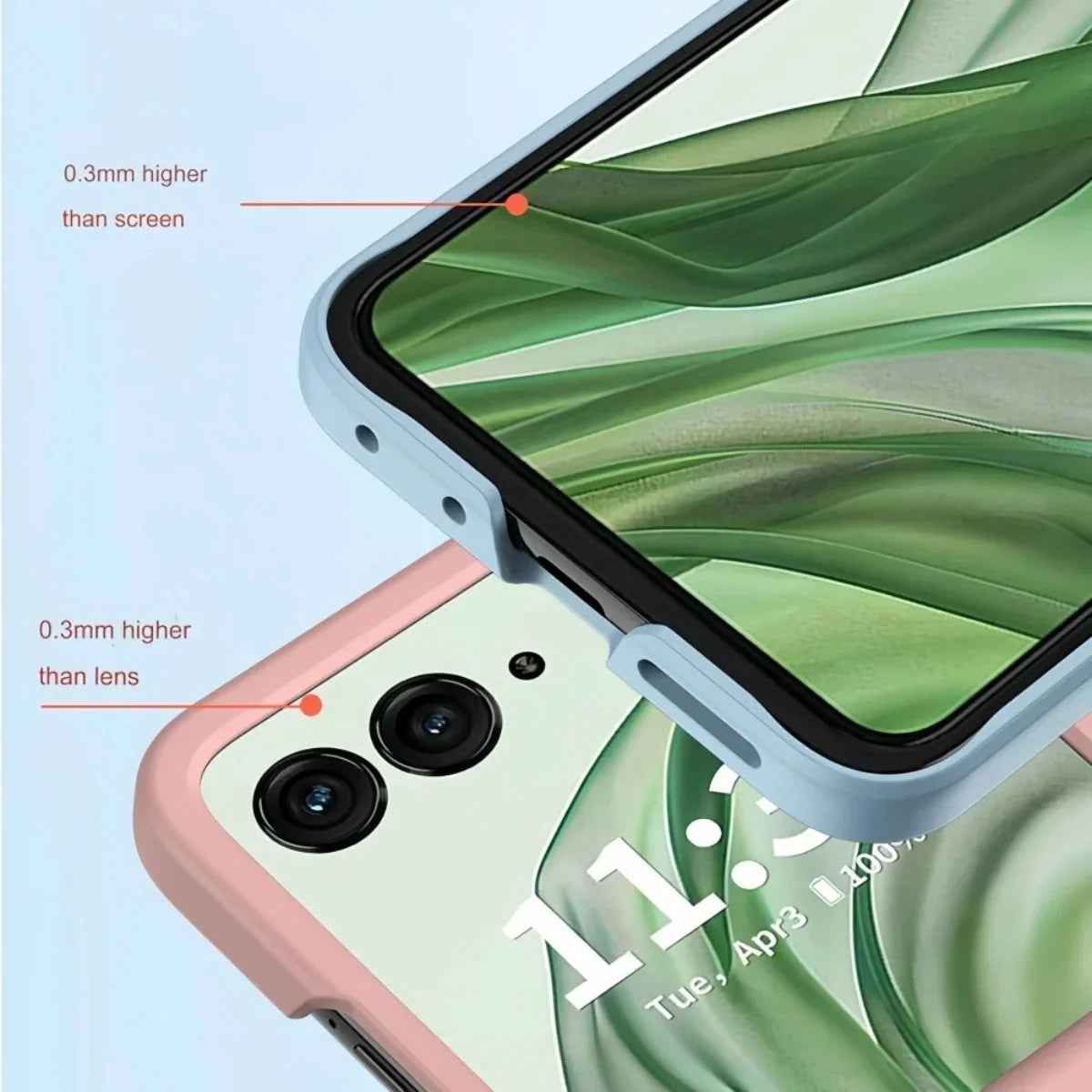Hard Case for Foldable Smartphone with Hinge Protection, Anti-Fingerprint Coating, Durable and Protective | Sansoti