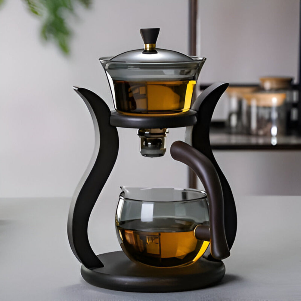 Glasteekanne mit Teefilter, magnetisches Tropfsystem, 600 ml | Sansoti