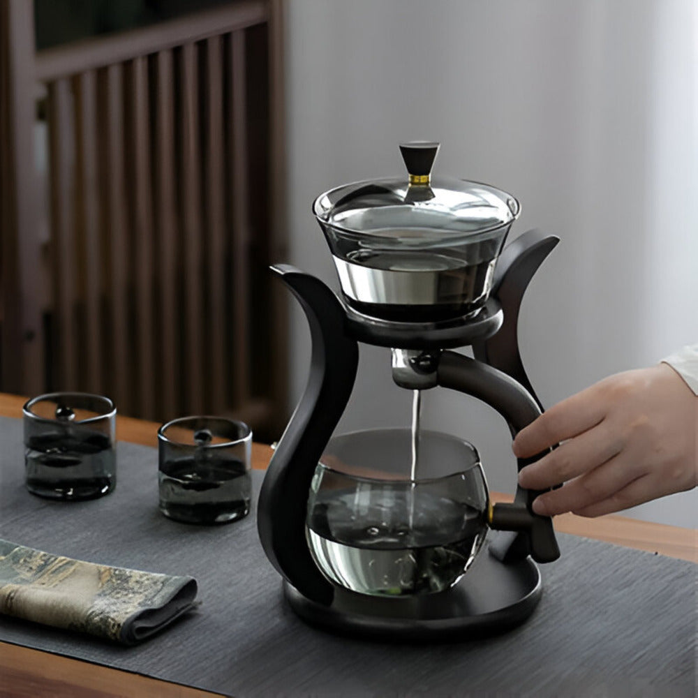 Glasteekanne mit Teefilter, magnetisches Tropfsystem, 600 ml | Sansoti