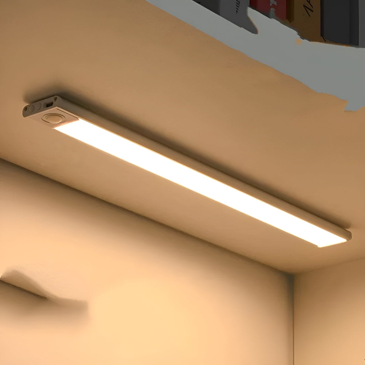 LED Cabinet Lighting Motion Sensor Rechargeable Aluminum White 20 30 40 cm Cabinet Lamp Wireless Under Cabinet Lighting | Sansoti