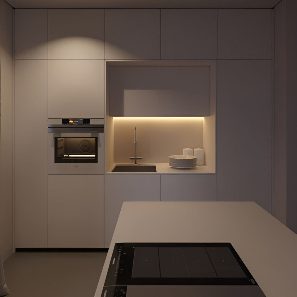 LED Cabinet Lighting Motion Sensor Rechargeable Aluminum White 20 30 40 cm Cabinet Lamp Wireless Under Cabinet Lighting | Sansoti