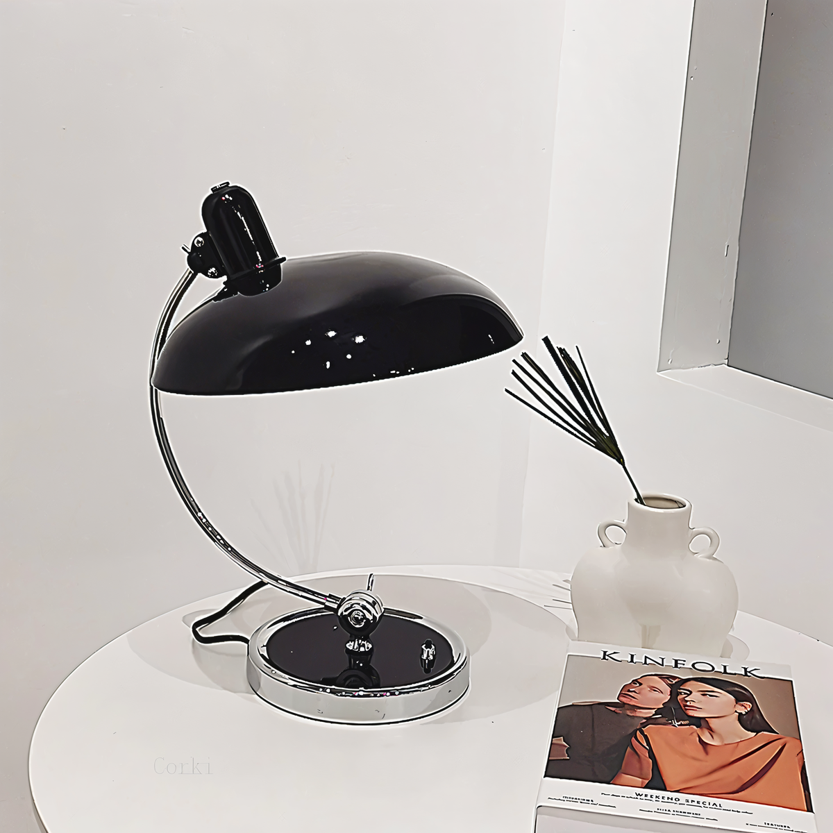 Desk Lamp Adjustable Metal Retro E27 LED Reading Lamp Nightstand Black Green Red Iron Classic Vintage Work Lamp Adjustable Arm | Sansoti