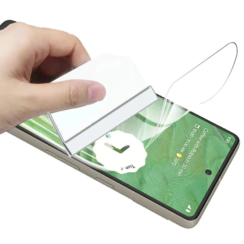 Hydrogel Smartphone Screen Protector, Full Edge-to-Edge Protection, Fingerprint-Resistant Display | Sansoti