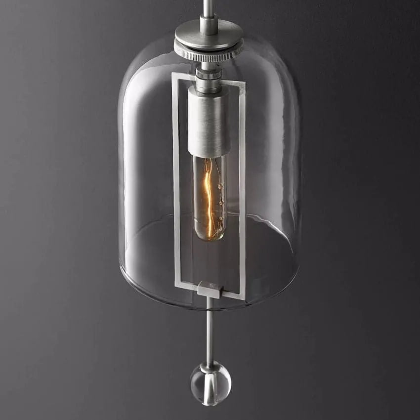 Sculptural Wall Light Glass Globe Balance Design 58cm 73cm Vintage Brass Black Nickel Living Room Bedroom | Sansoti