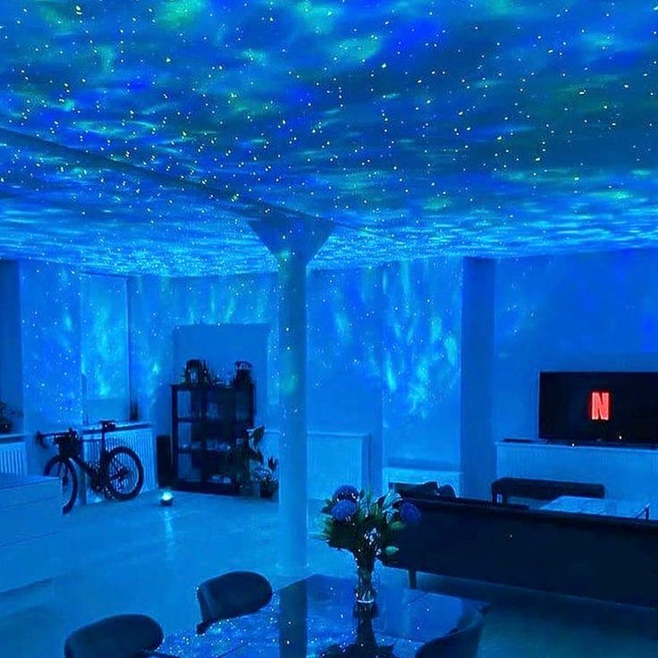 Star Projector with Bluetooth Sound and App Control Galaxy Night Light LED Mood Lighting Bedroom | Sansoti