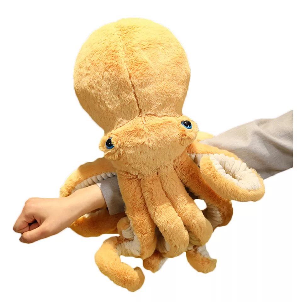 Plush Octopus Toy XXL Soft Children's Cushion Toy Decoration Children's Room Tentacles Sea Animal Theme 30-90cm | Sansoti