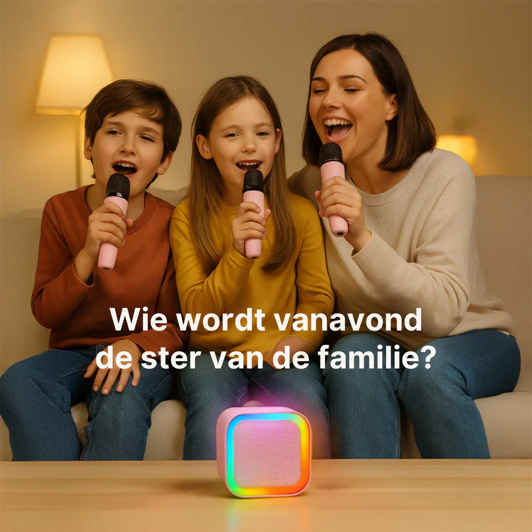 Wireless Children's Microphone with Bluetooth Speaker for Singing, Karaoke, Home Parties, and Playing Music for Children | Sansoti