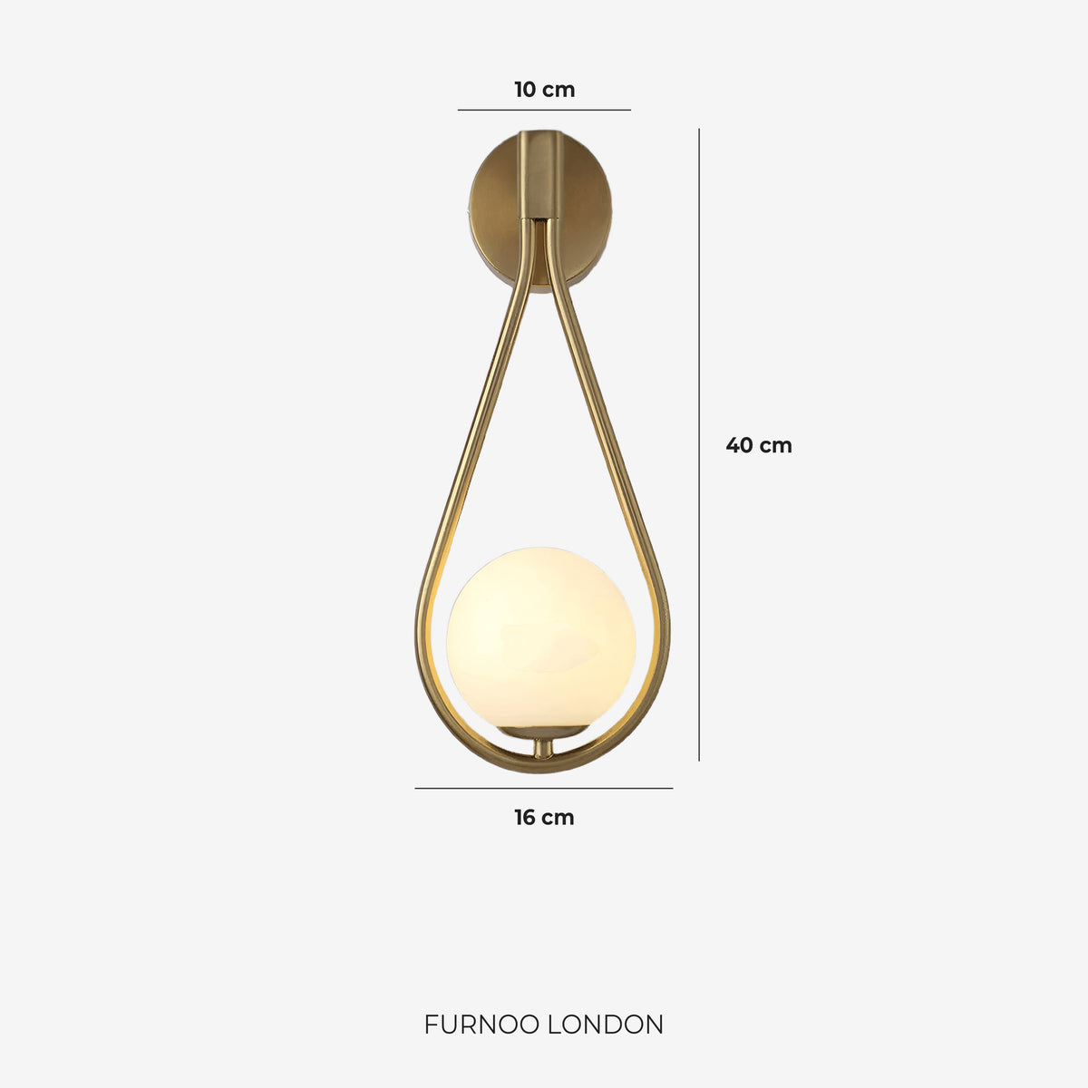 Nordic Wall Lamp with Glass Globe — Minimalist Lighting for Scandinavian Interiors | Sansoti