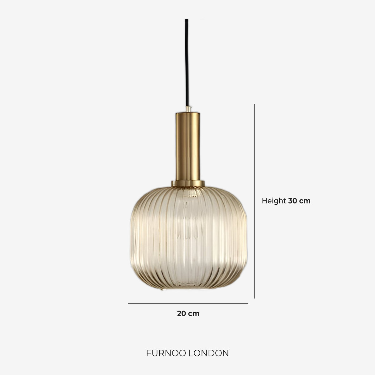 CLYDE Moderne Hanglamp met Gekleurde Glazen Kap – Scandinavisch Design voor Woonkamer & Eetkamer – E27 Fitting | Sansoti