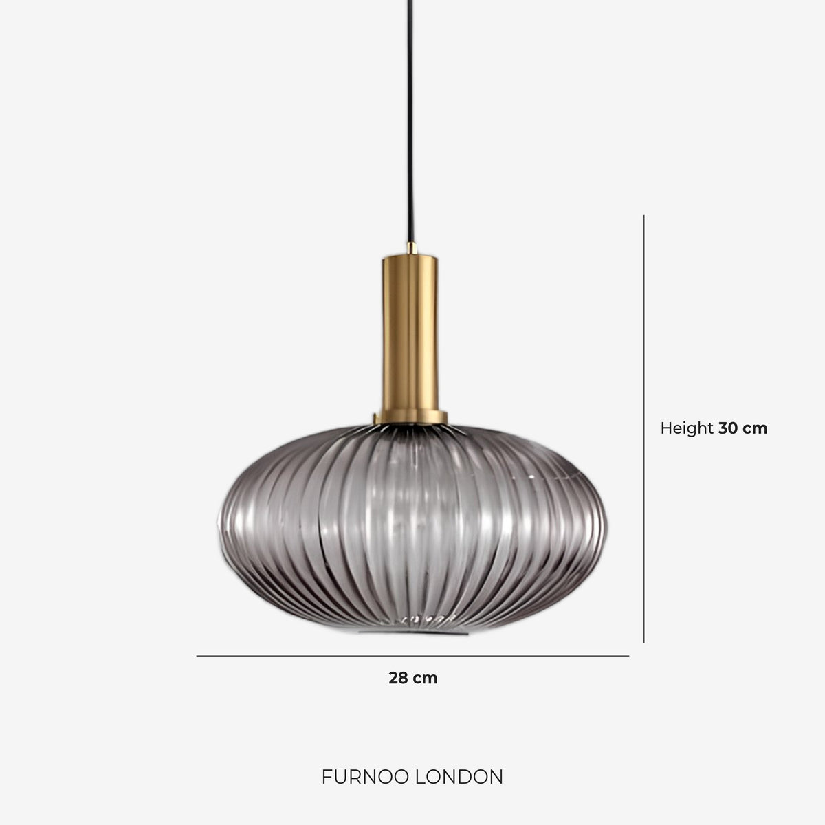 CLYDE Moderne Hanglamp met Gekleurde Glazen Kap – Scandinavisch Design voor Woonkamer & Eetkamer – E27 Fitting | Sansoti