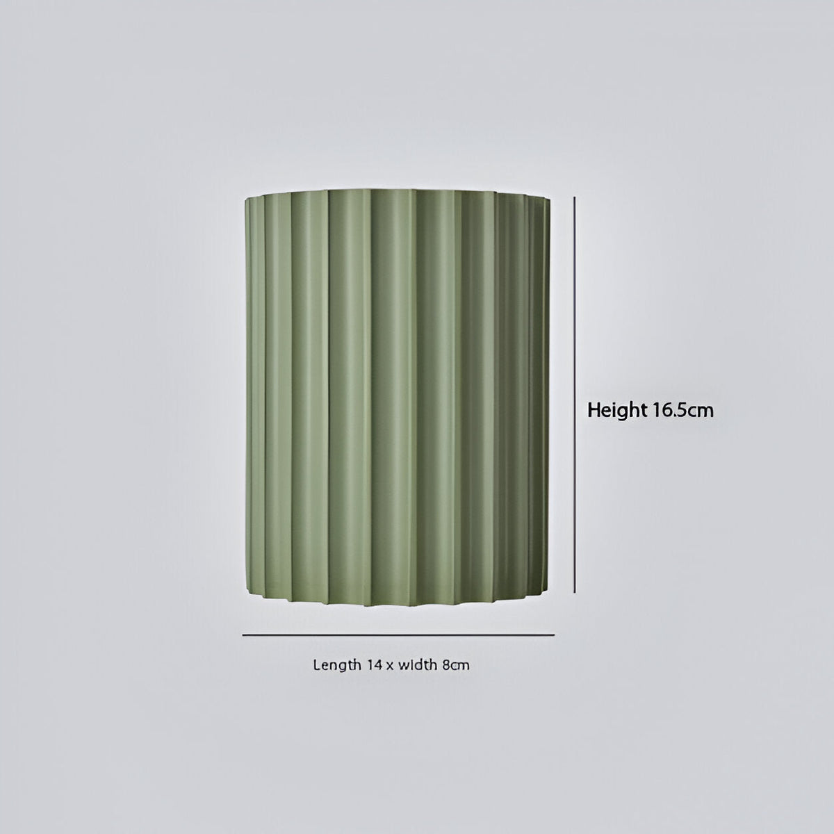 Aplique de pared de resina con forma escultórica ondulada, estilo nórdico, blanco, verde, gris, dormitorio, recibidor | Sansoti