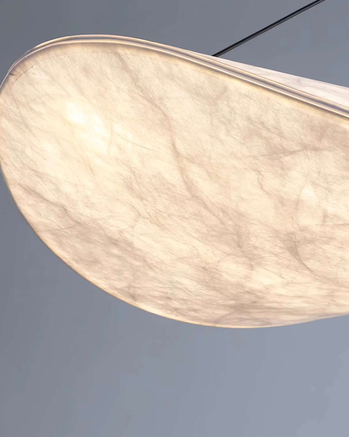 Sansoti - Japandi Pendant Lamp White for Bedroom and Living Room – Modern Ambient Lighting E27
