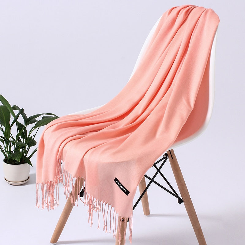 Wintersjaal Dames Zachte Polyester Warmte Elegant Halssjaal Schoudersjaal Drapeerbaar Oversized Winteraccessoire | Sansoti
