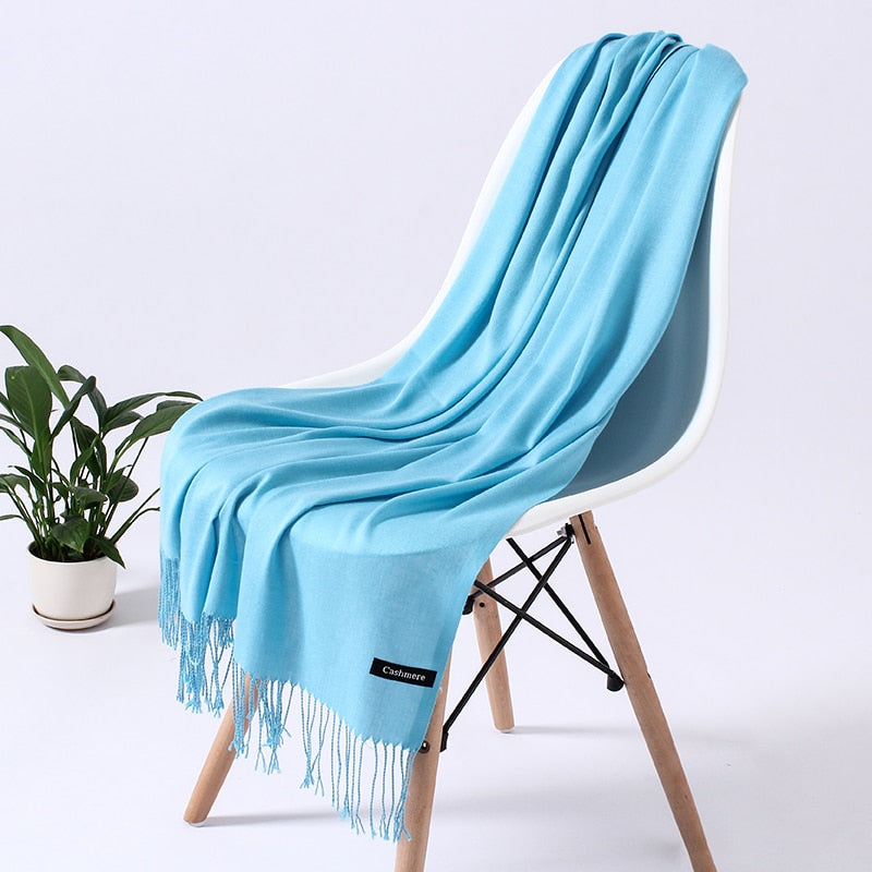 Wintersjaal Dames Zachte Polyester Warmte Elegant Halssjaal Schoudersjaal Drapeerbaar Oversized Winteraccessoire | Sansoti