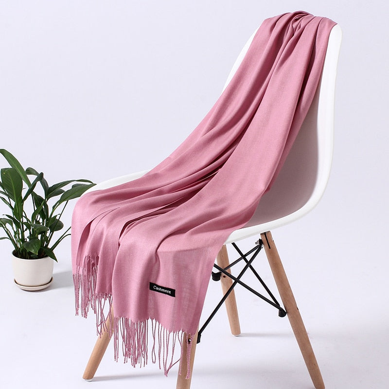 Wintersjaal Dames Zachte Polyester Warmte Elegant Halssjaal Schoudersjaal Drapeerbaar Oversized Winteraccessoire | Sansoti