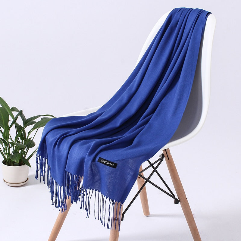 Wintersjaal Dames Zachte Polyester Warmte Elegant Halssjaal Schoudersjaal Drapeerbaar Oversized Winteraccessoire | Sansoti