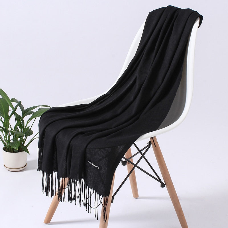 Wintersjaal Dames Zachte Polyester Warmte Elegant Halssjaal Schoudersjaal Drapeerbaar Oversized Winteraccessoire | Sansoti