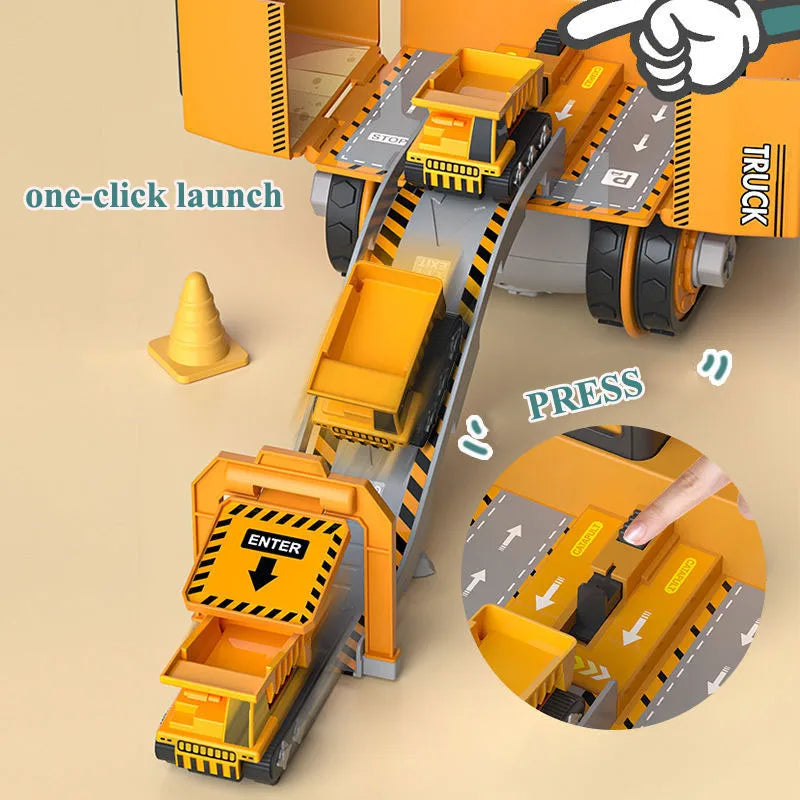 Construction Vehicle Playset with Screwdriver Educational Construction Toy Engineering Toy for Kids | Sansoti