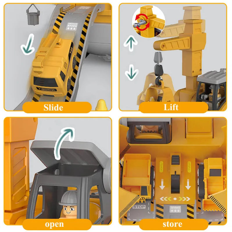 Construction Vehicle Play Set with Tools Educational Assembly Toy Motor Skills Creative Play from 4 Years | Sansoti