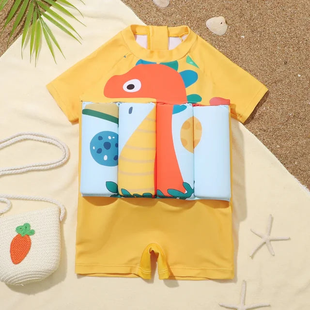 Floatable Life Jacket for Children Adjustable Safety Vest Toddlers Water Fun Swimming Aid Swim Support | Sansoti