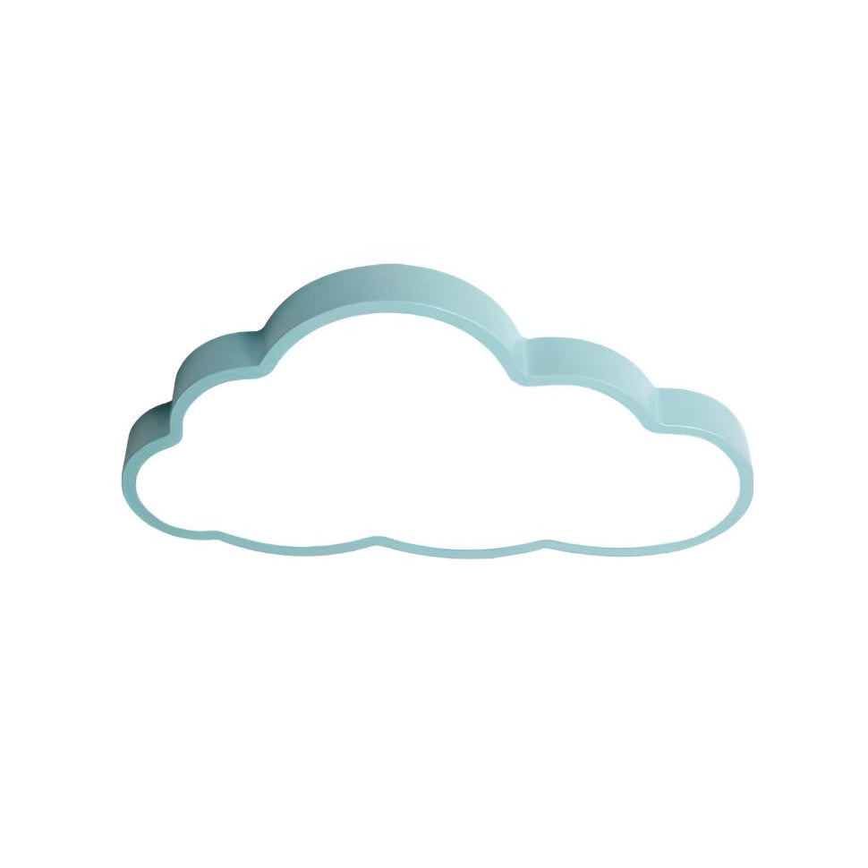 LED Cloud Ceiling Light 40cm Nursery Warm White Light Playful Cloud Design Bedroom Baby Room Decorative | Sansoti