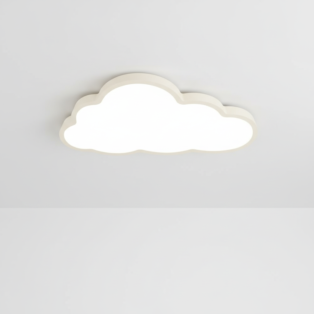 Deckenlampe Wolke Kinderzimmer LED 3000K Acryl 40cm Warmweiß Babyzimmer Deckenleuchte Wolkenform Stimmungslicht Kinderlampe | Sansoti