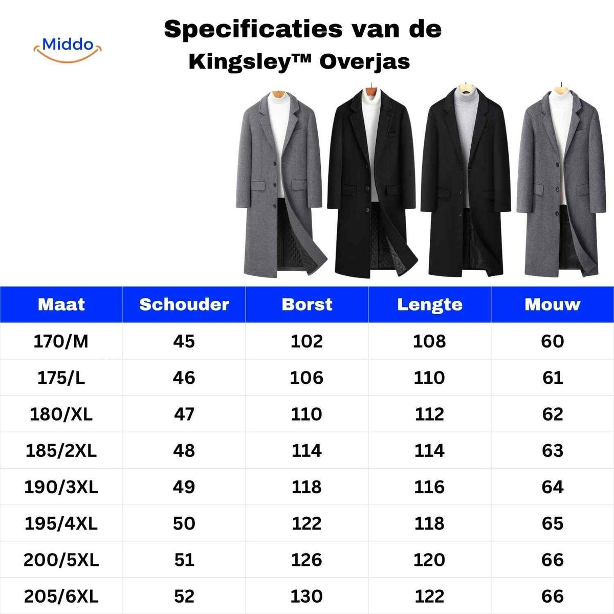 Long Overcoat Men's Coat 100% Wool Lined Black Grey Winter Coat Classic Cut Stylish Men's Clothing | Sansoti