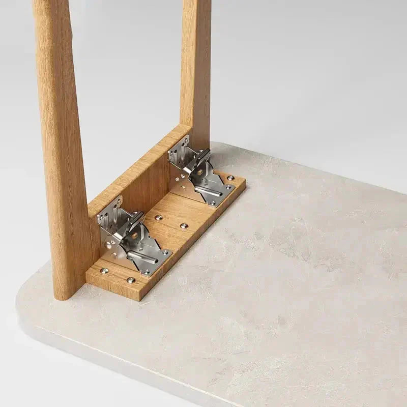 Folding Table Fittings Steel – Self-Locking up to 225 kg – 90° Mounting – 2 Pieces | Sansoti