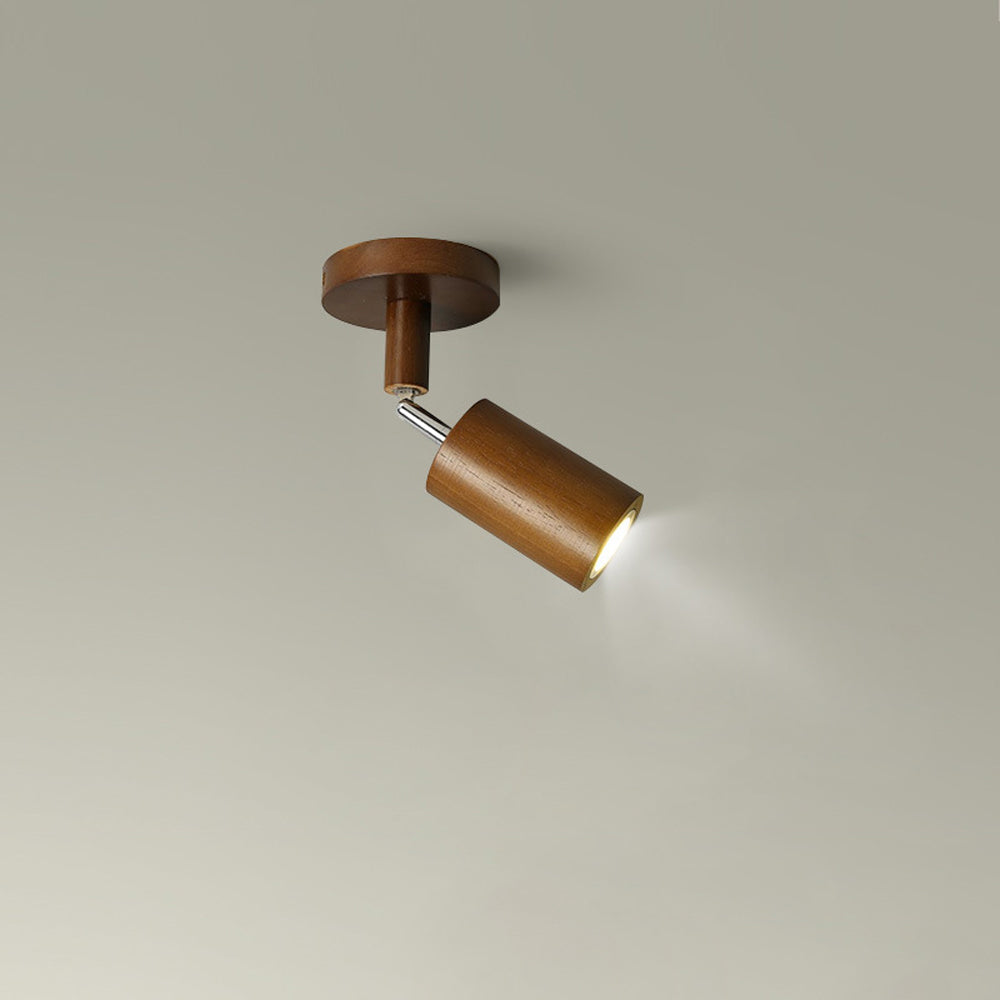Éclairage Rail en Bois LED Plafonnier Applique Naturel Moderne Salon Salle à Manger | Sansoti