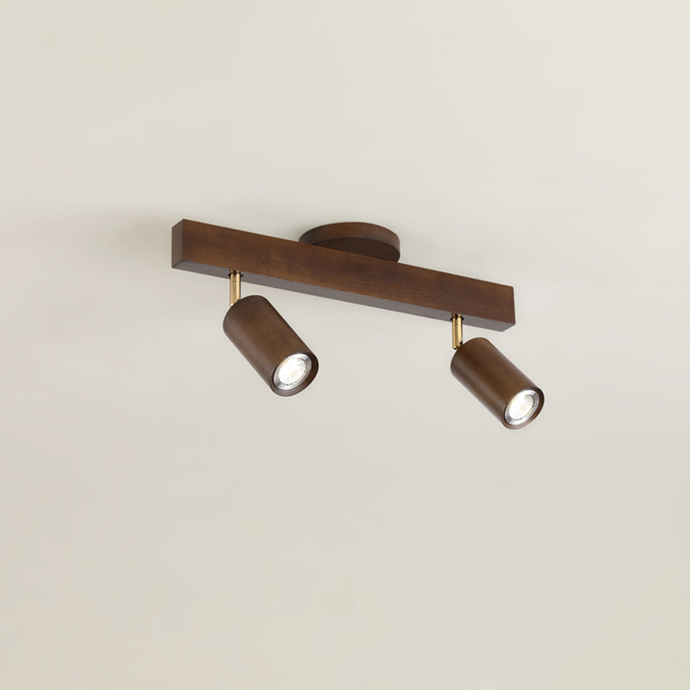 Éclairage Rail en Bois LED Plafonnier Applique Naturel Moderne Salon Salle à Manger | Sansoti